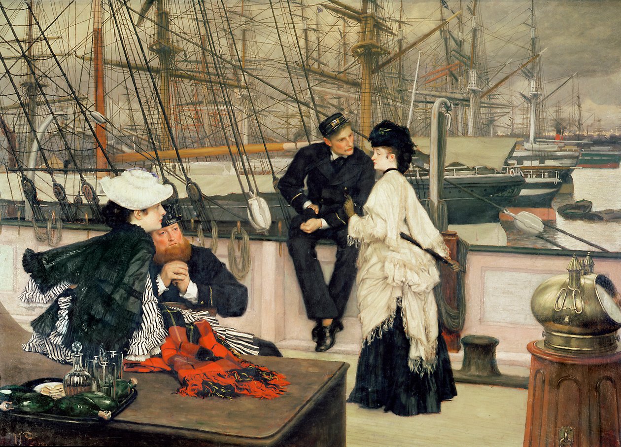 De kapitein en de stuurman, 1873 door James Jacques Joseph Tissot