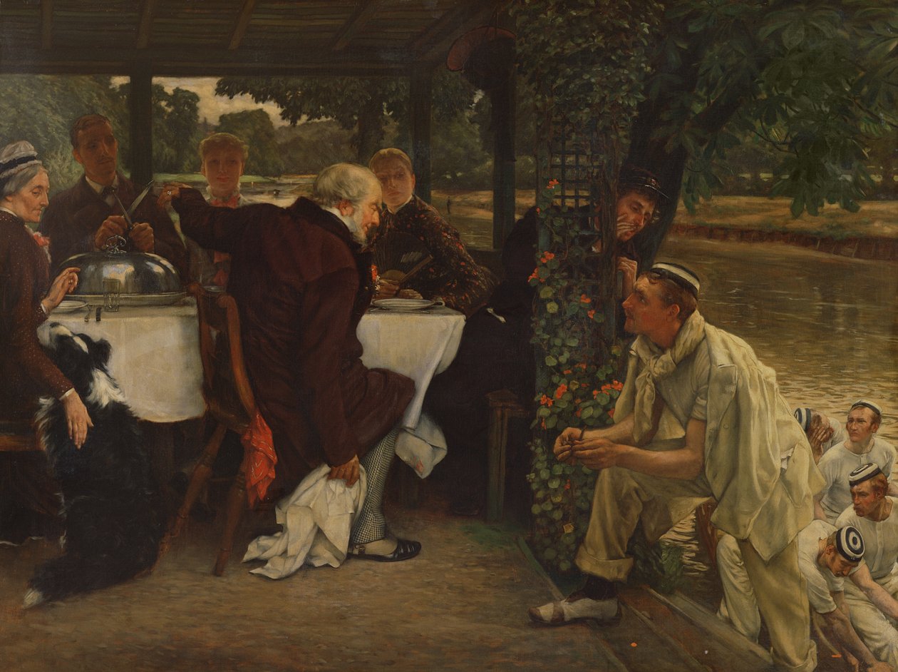 De Verloren Zoon in het moderne leven: Het gemeste kalf, 1880 door James Jacques Joseph Tissot