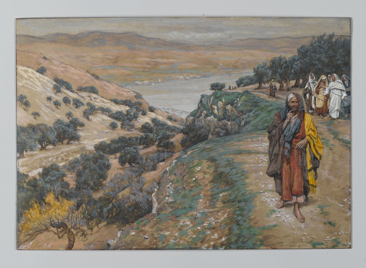 De rijke jongeman ging bedroefd weg door James Jacques Joseph Tissot