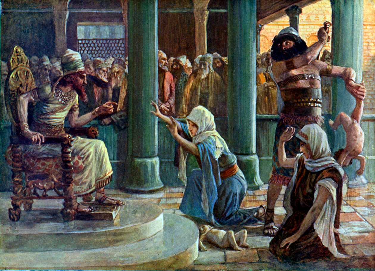 De wijsheid van Salomo - Bijbel door James Jacques Joseph after Tissot
