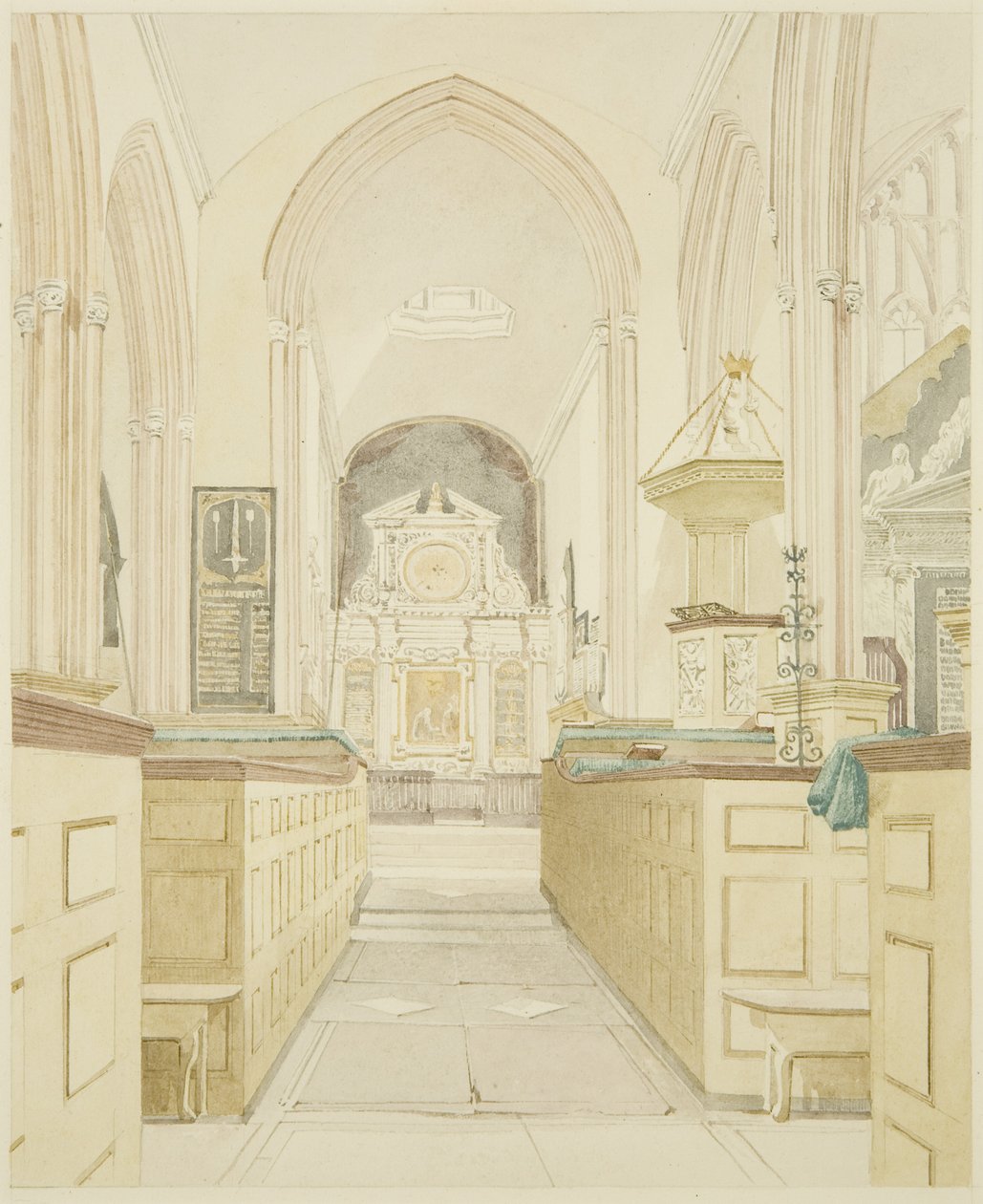Interieur van All Saints