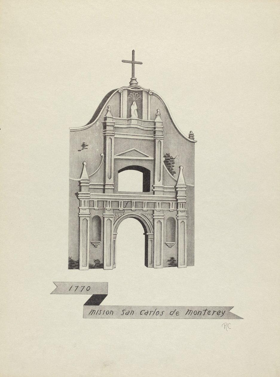 Mision San Carlos de Monterey door James Jones