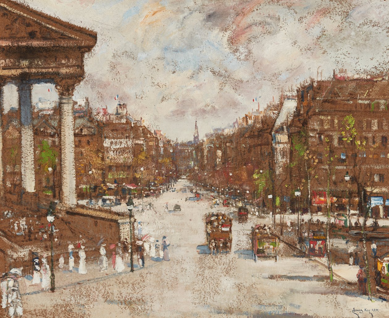 Place De La Madeleine door James Kay