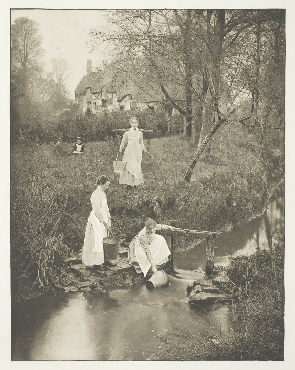 Bij Shottery Brook door James Leon Williams