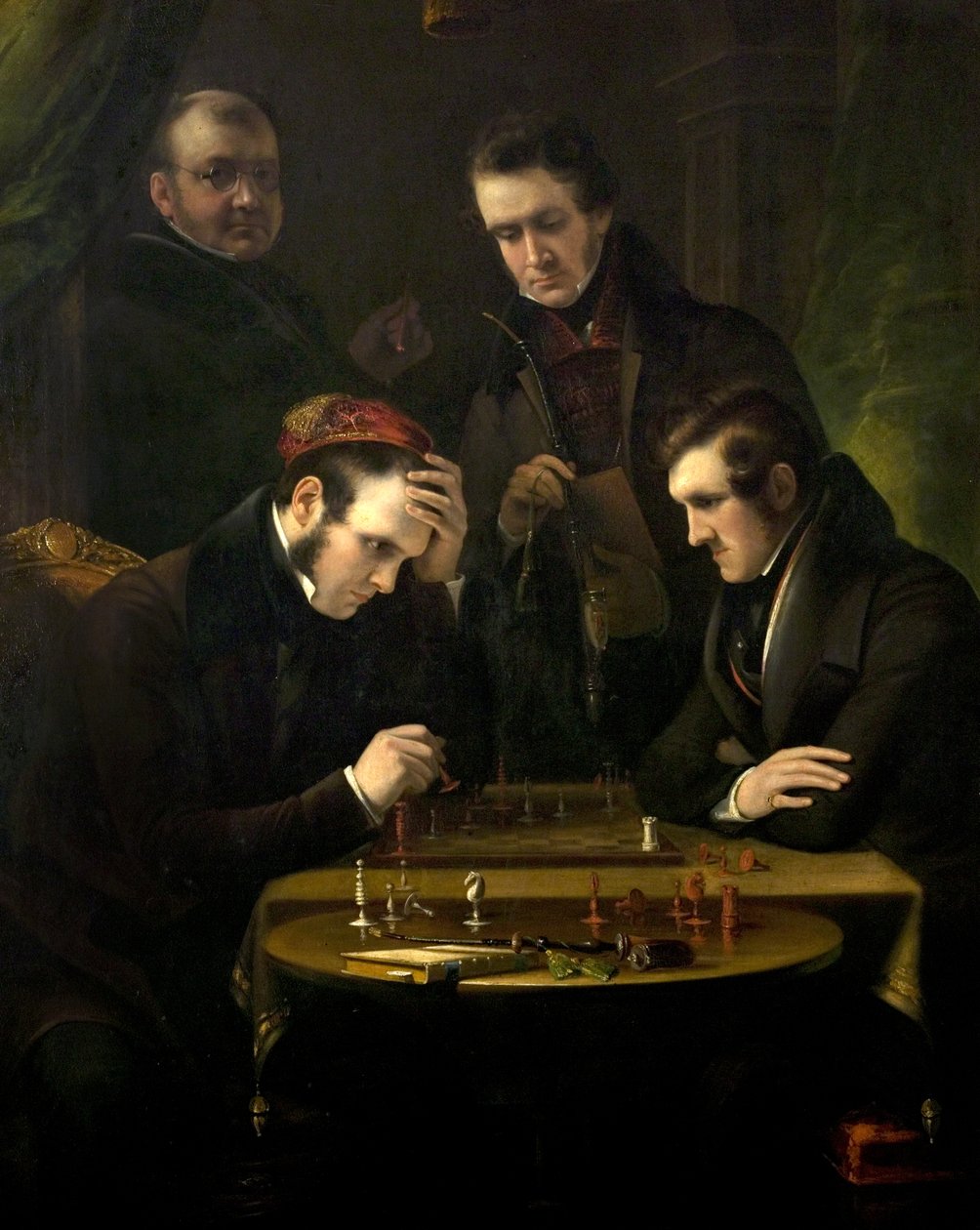De Schaakspelers door James Lonsdale