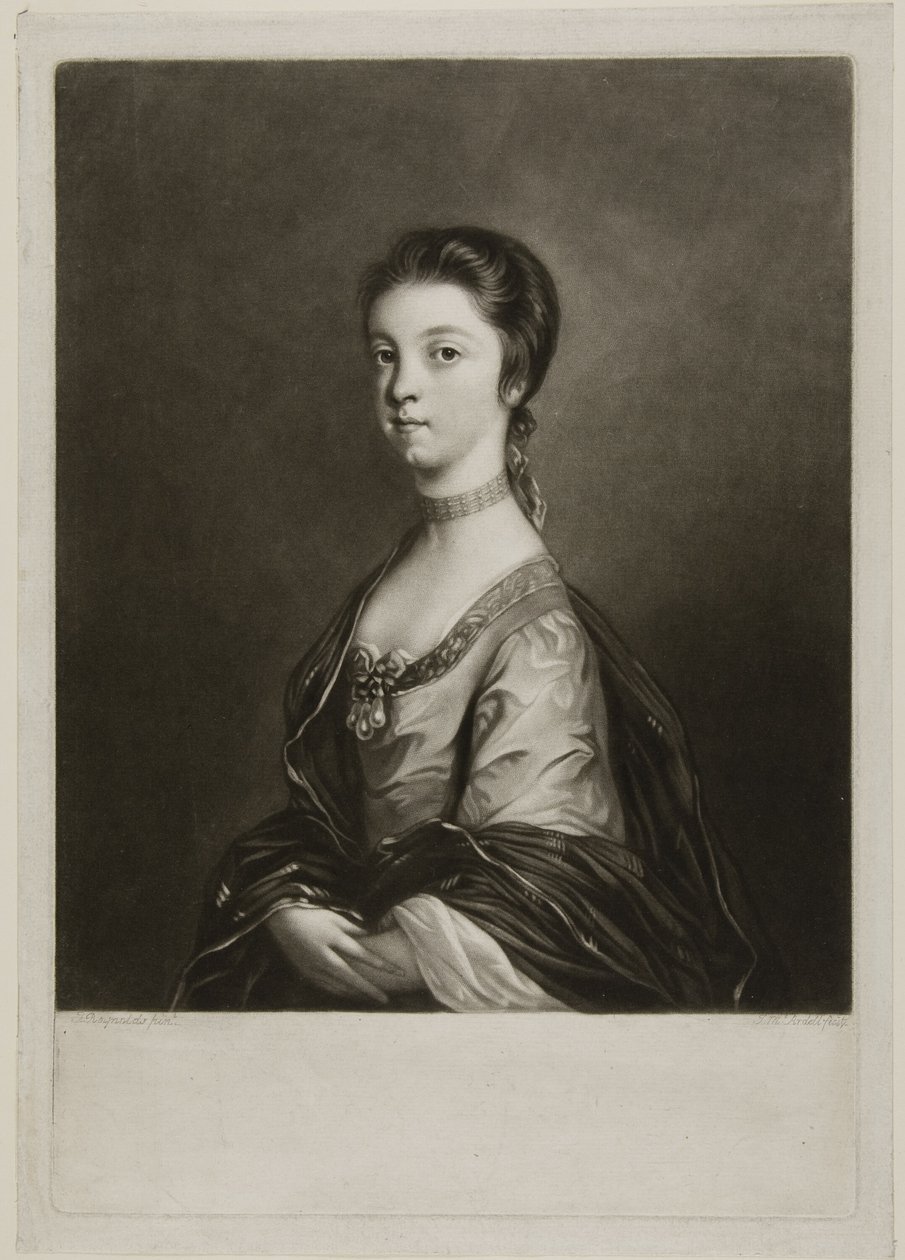 Lady Elizabeth Montagu door James MacArdell