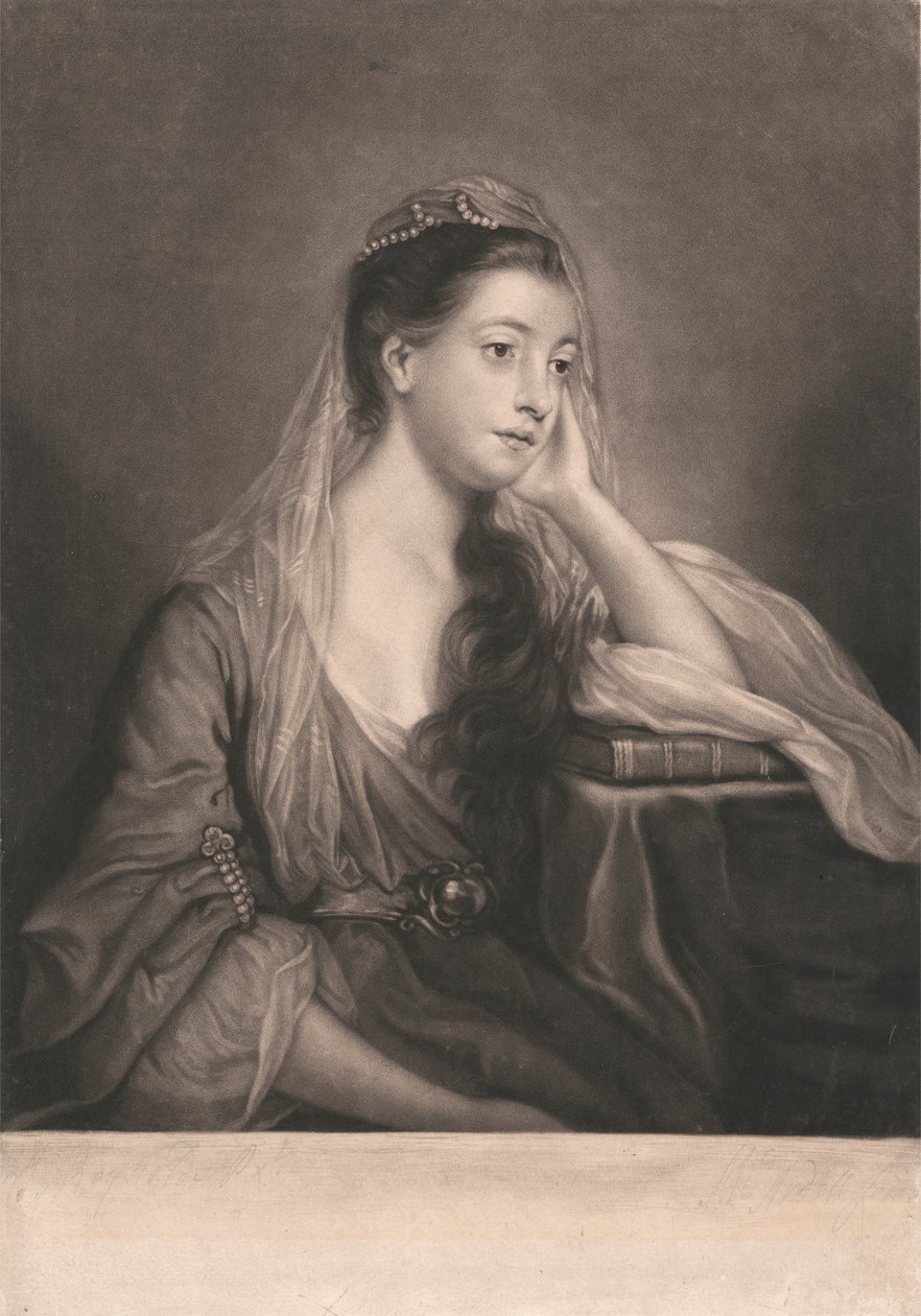 Mevrouw Horneck door James McArdell