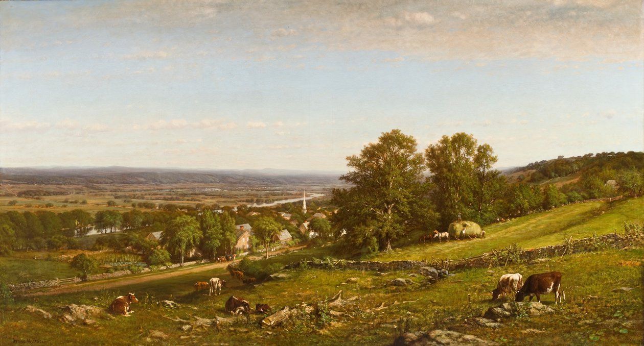 Vredige Huizen, 1868 door James McDougal Hart