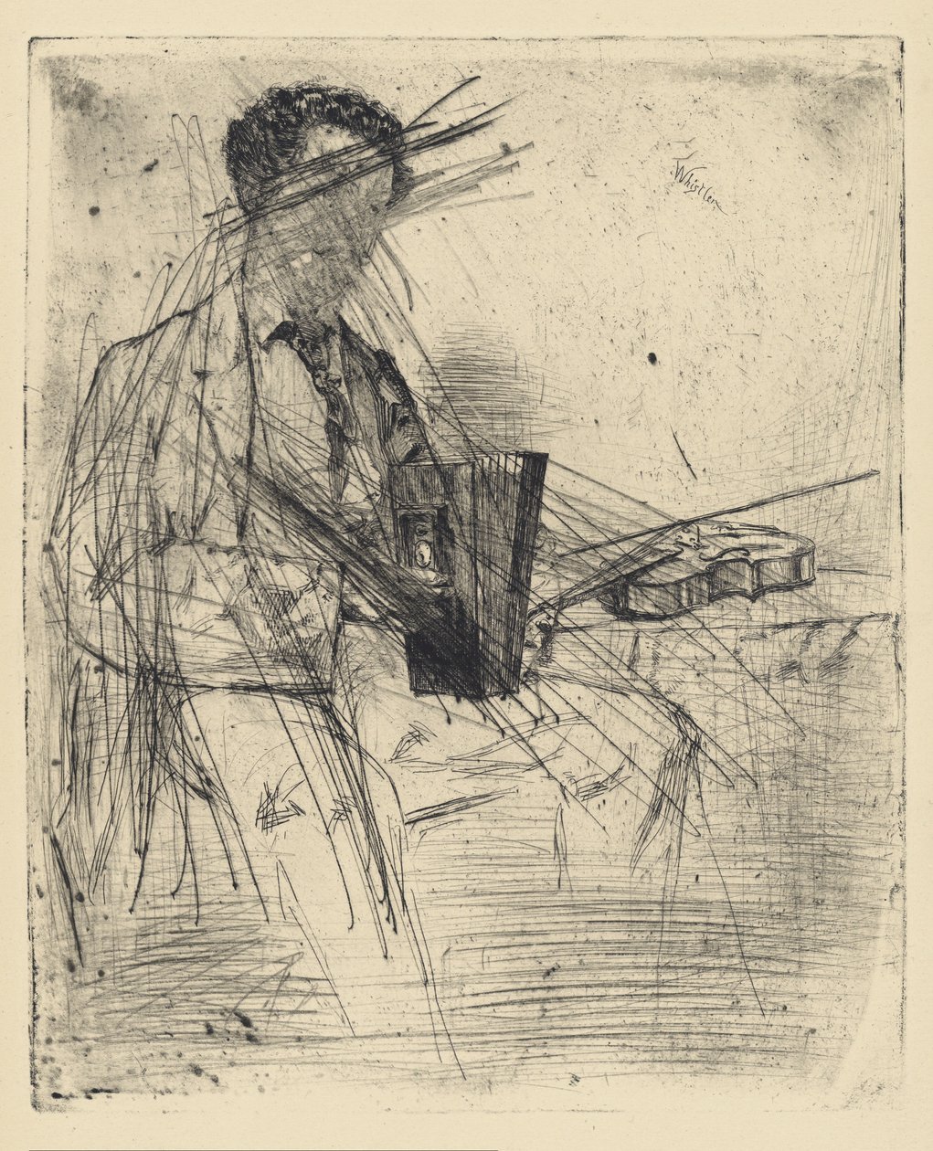 Impressies van Geannuleerde Platen door Whistler - Ross Winans. door James Abbott McNeill Whistler