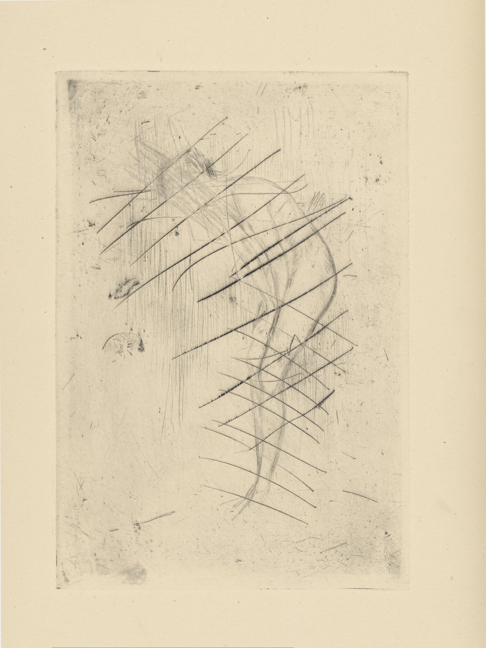 Impressies van Geannuleerde Platen door Whistler - Tillie: Een Model. door James Abbott McNeill Whistler