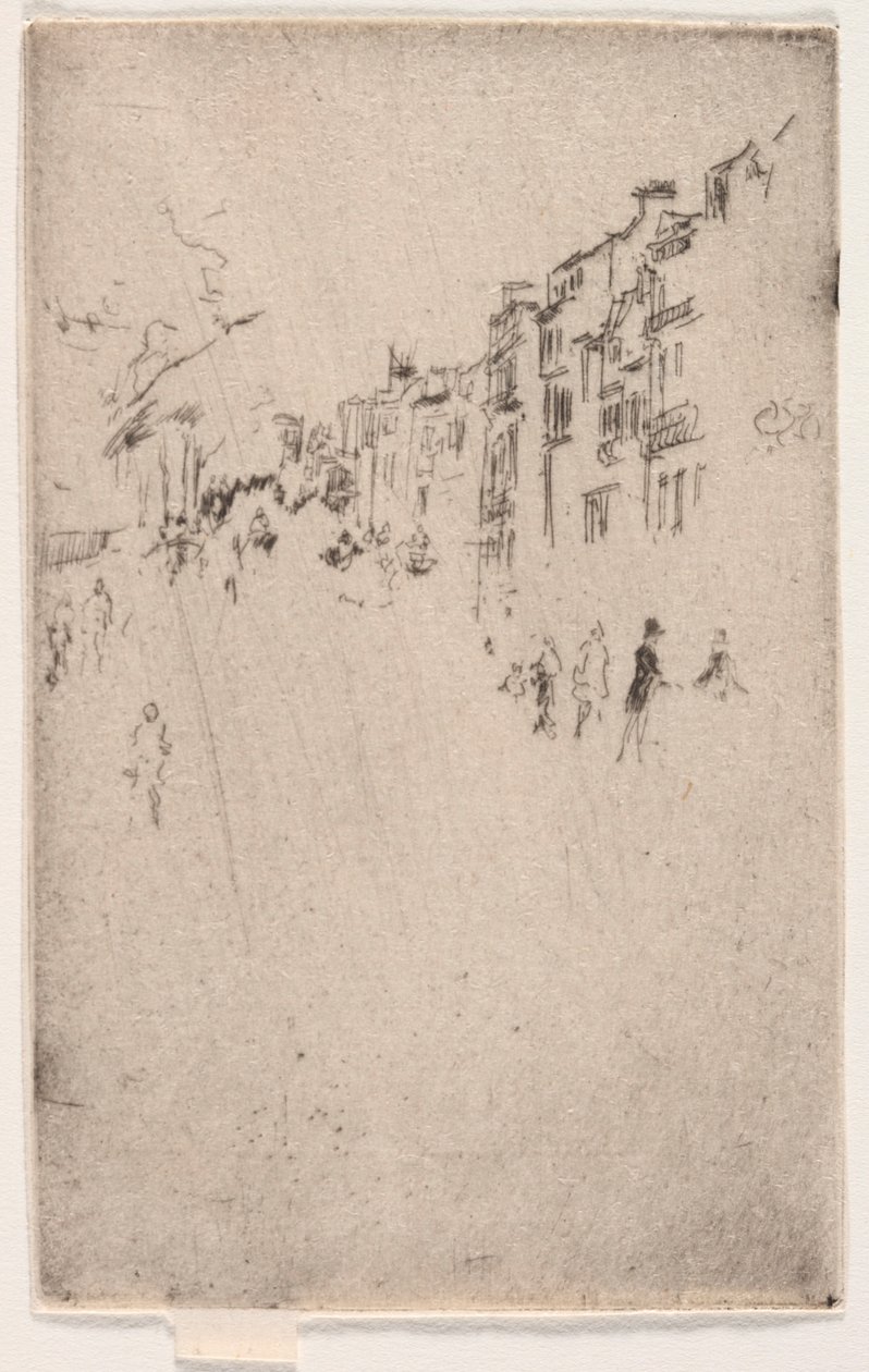 Een fragment van Piccadilly door James McNeill Whistler