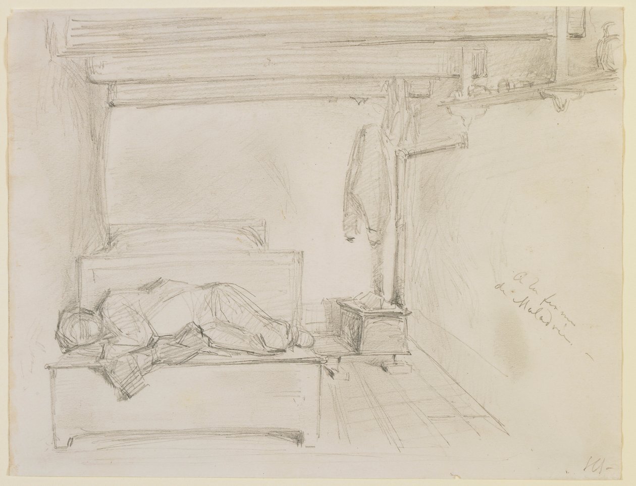 Op de boerderij van Maladrie door James Abbott McNeill Whistler