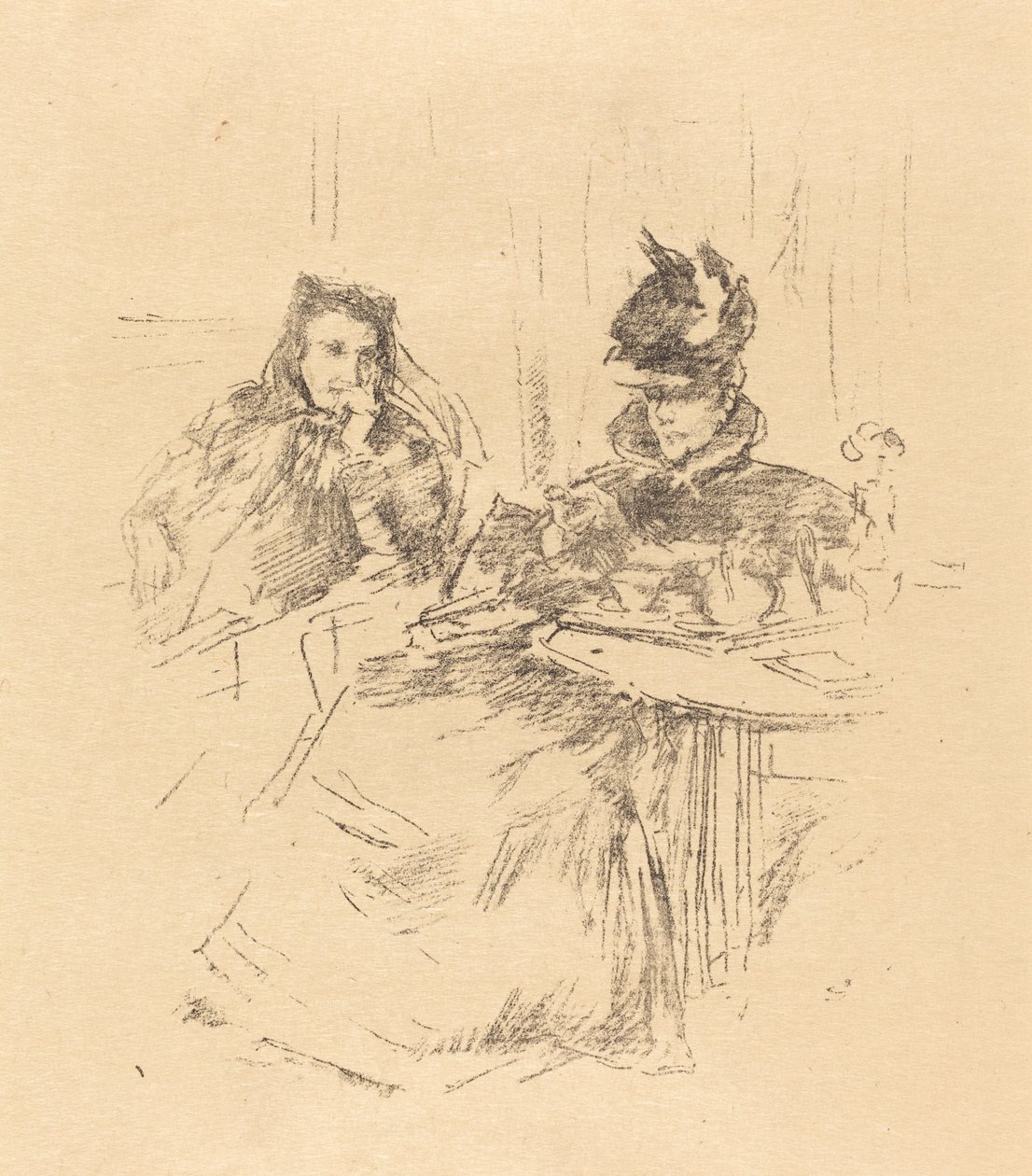 Middagthee door James Abbott McNeill Whistler