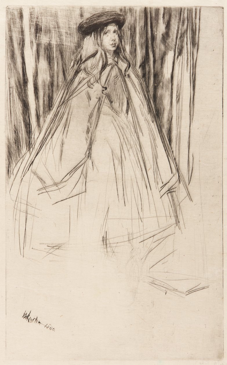 Annie Haden door James Abbott McNeill Whistler