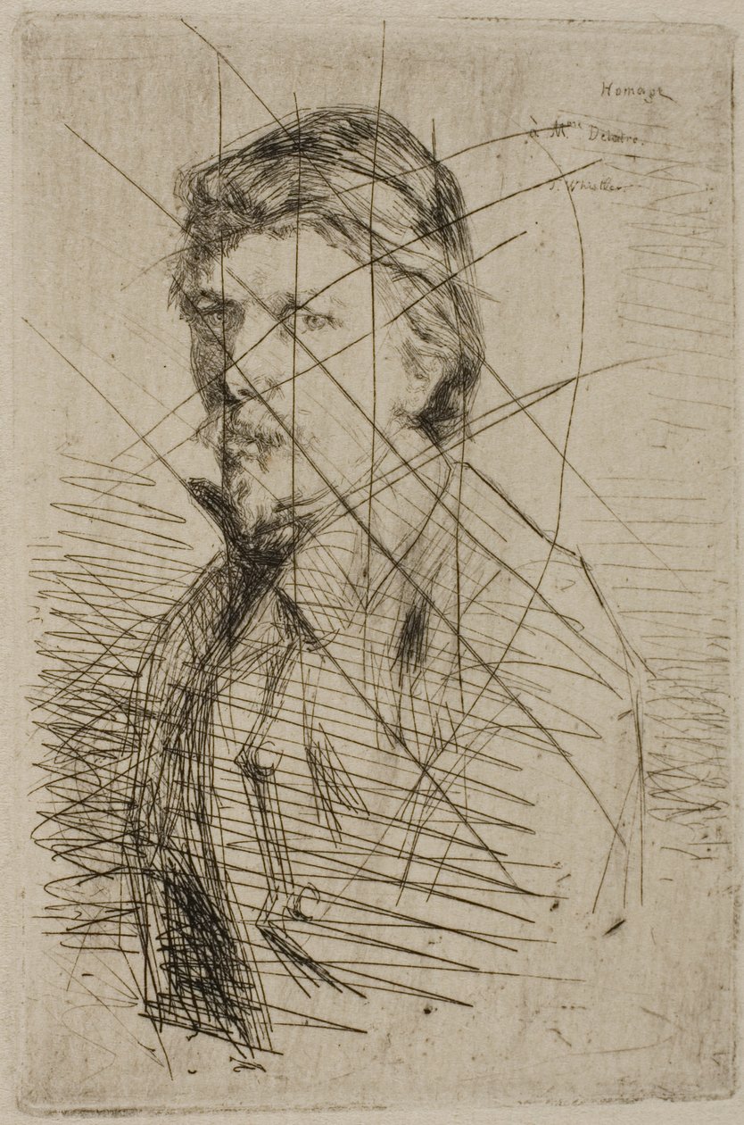 Auguste Delâtre, drukker door James Abbott McNeill Whistler