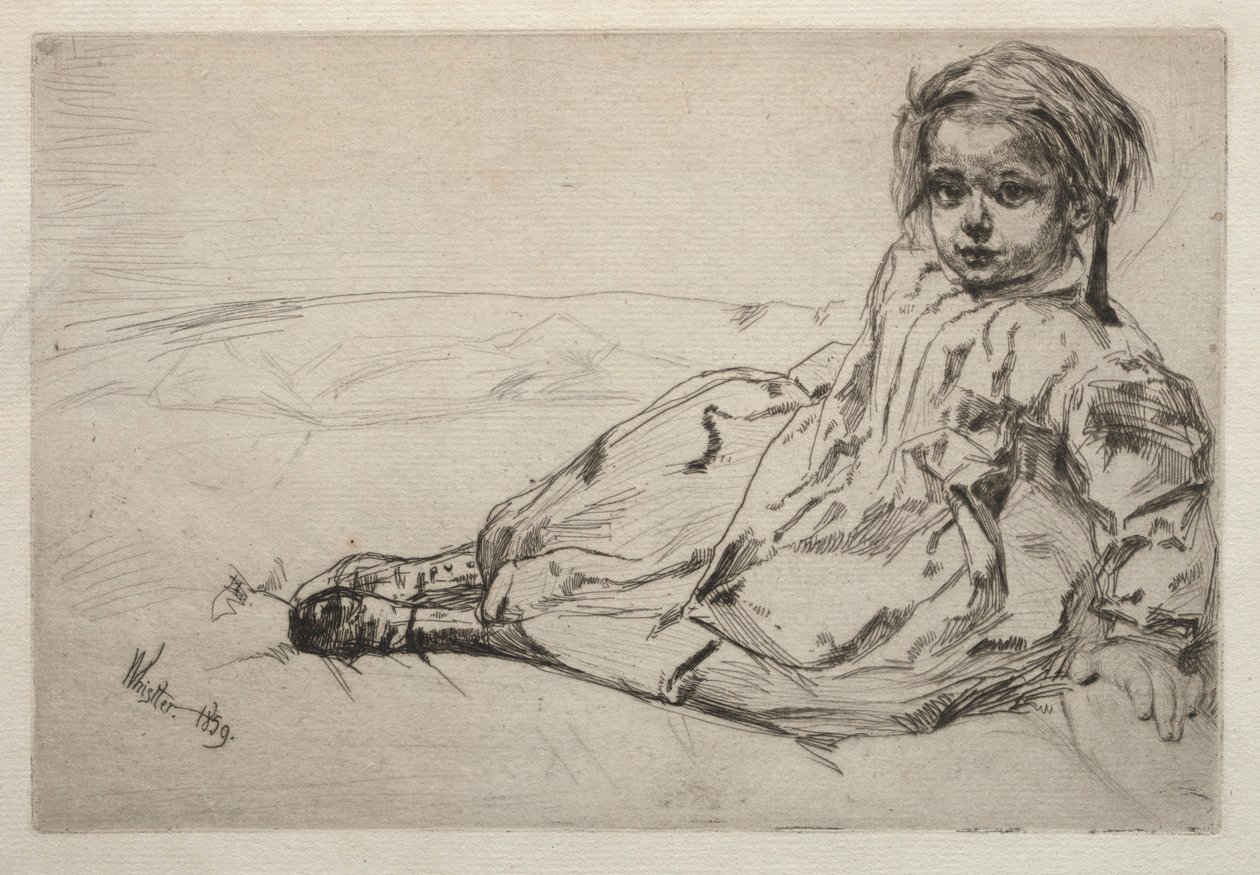 Bibi Valentijn door James McNeill Whistler