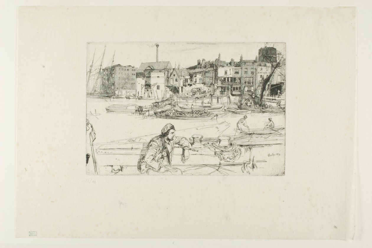 Zwarte Leeuw Werf door James McNeill Whistler