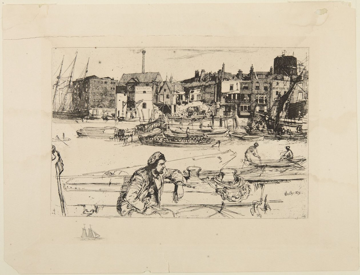 Kade van de Zwarte Leeuw door James McNeill Whistler
