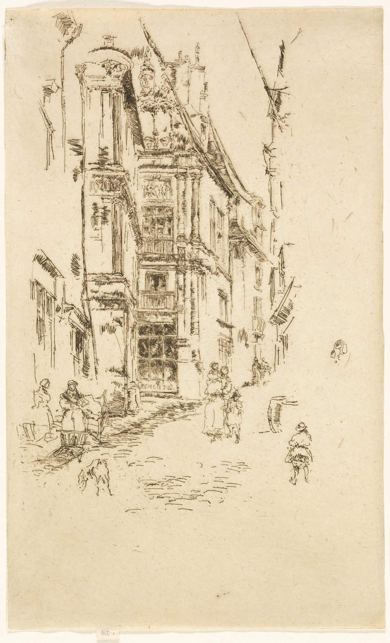 Kanselarij, Loches door James McNeill Whistler