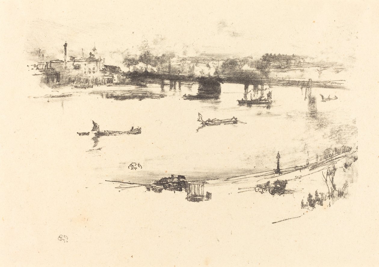 Charing Cross Railway Bridge door James Abbott McNeill Whistler