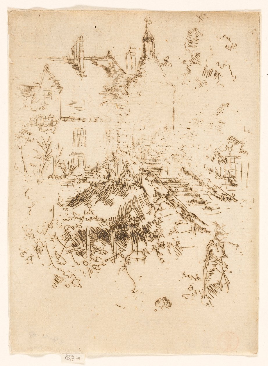 Château Touraine door James McNeill Whistler