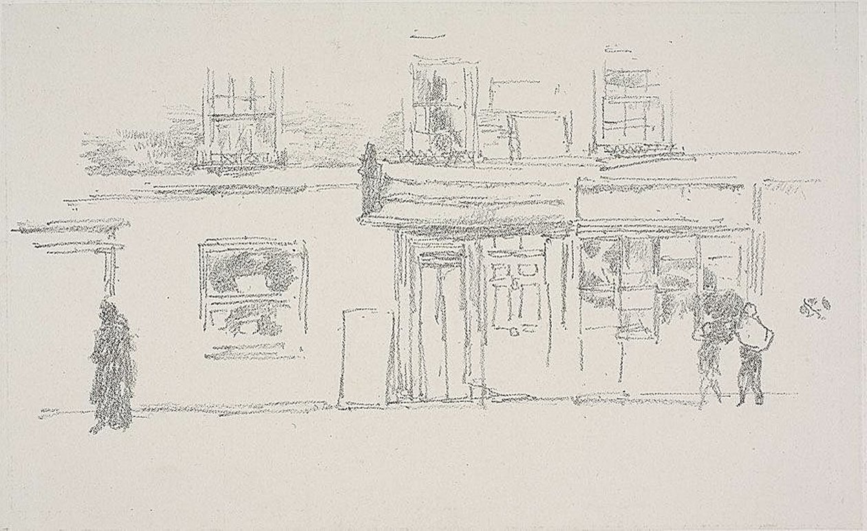 Chelsea Winkels door James Abbott McNeill Whistler