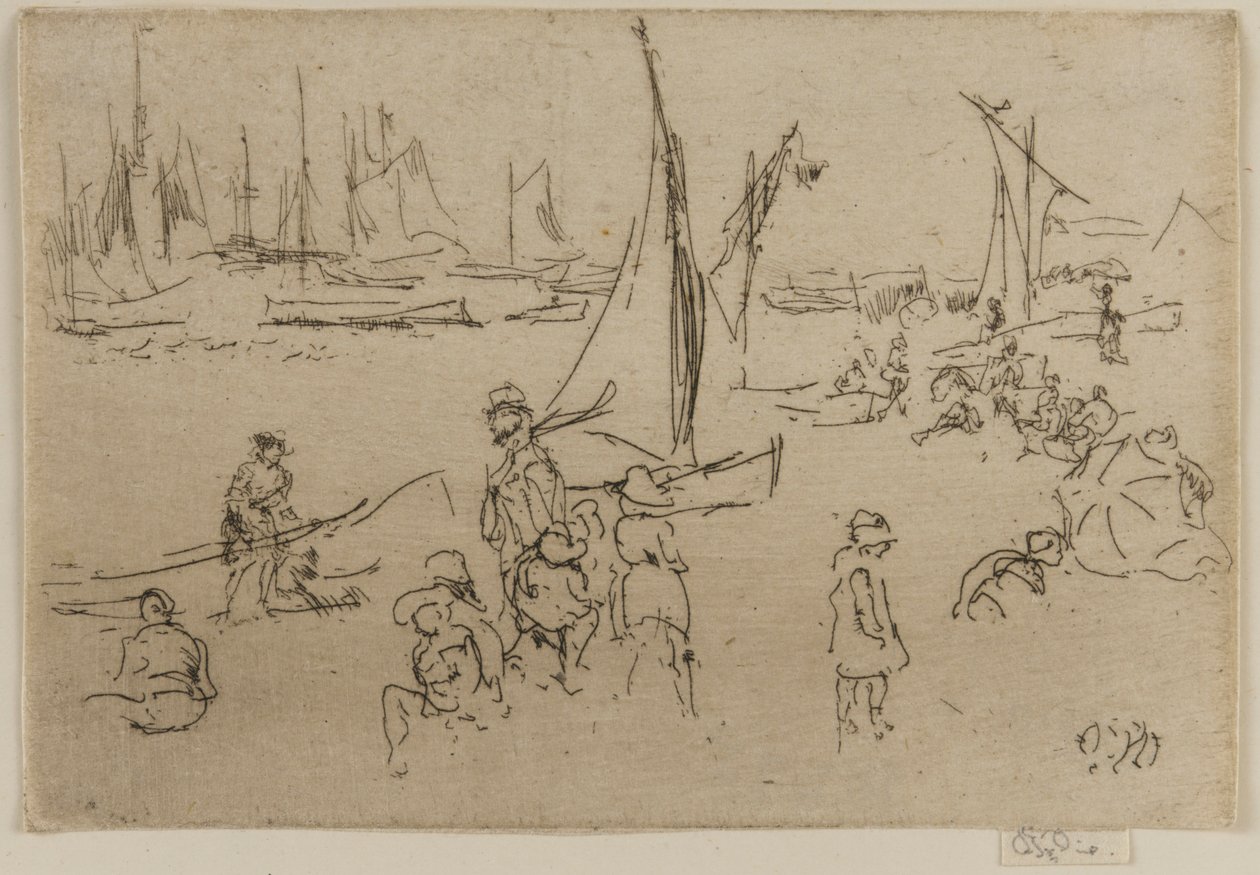 Kinderen, Portsmouth door James Abbott McNeill Whistler
