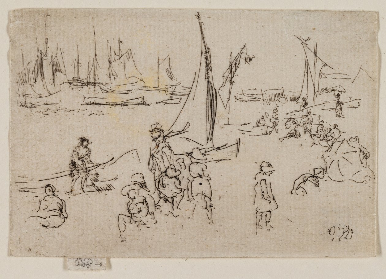 Kinderen, Portsmouth door James Abbott McNeill Whistler