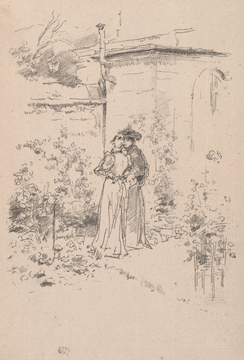 Zelfvertrouwen in de tuin door James McNeill Whistler