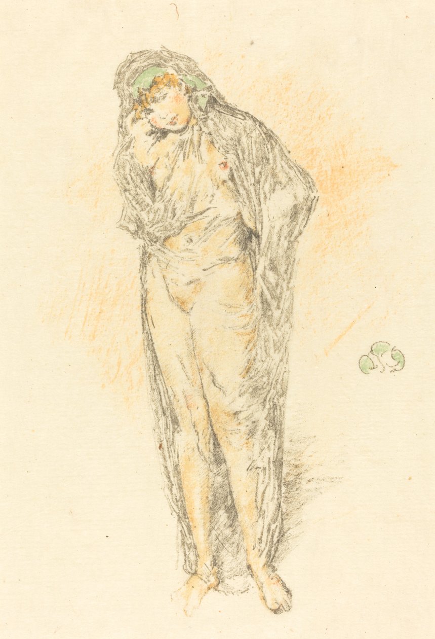 Geklede Figuur, Staand door James Abbott McNeill Whistler
