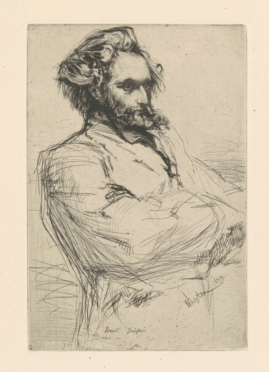 Drouet door James McNeill Whistler