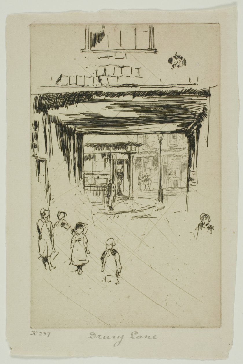 Drury Lane door James McNeill Whistler