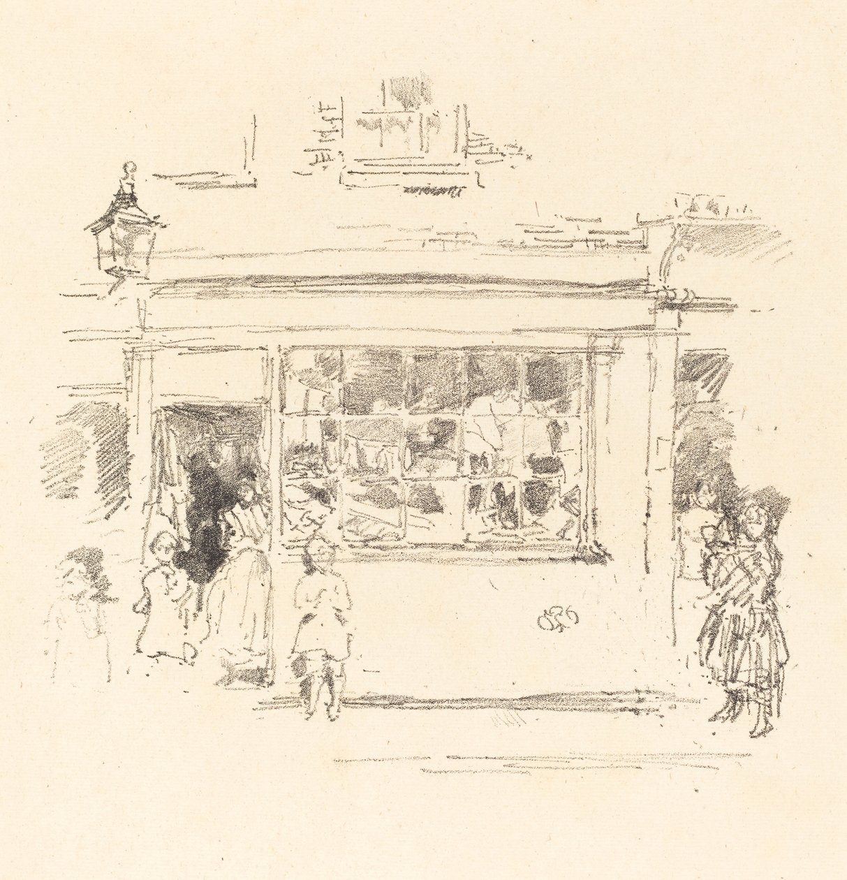 Drury Lane Lompen door James Abbott McNeill Whistler