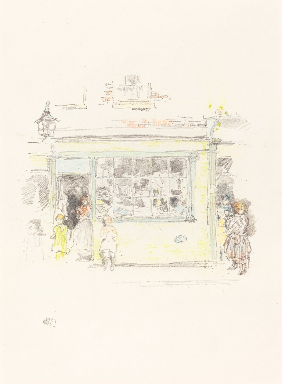 Drury Lane Lompen door James Abbott McNeill Whistler
