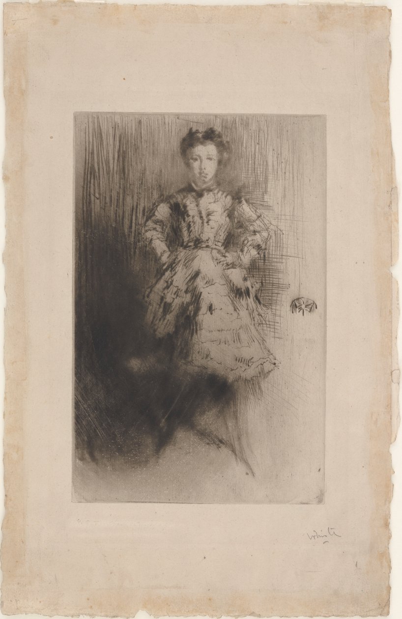 Elinor Leyland door James Abbott McNeill Whistler