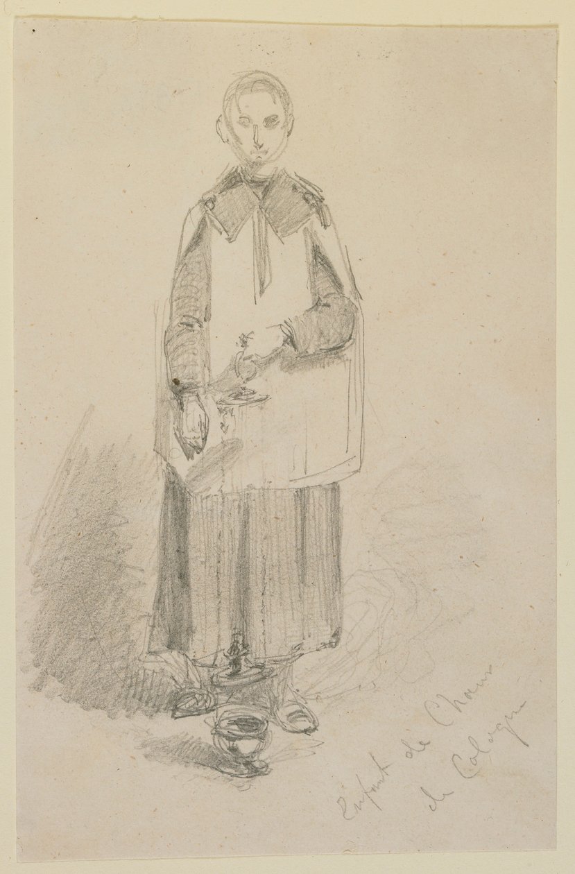 Enfant de Choeur de Cologne door James Abbott McNeill Whistler