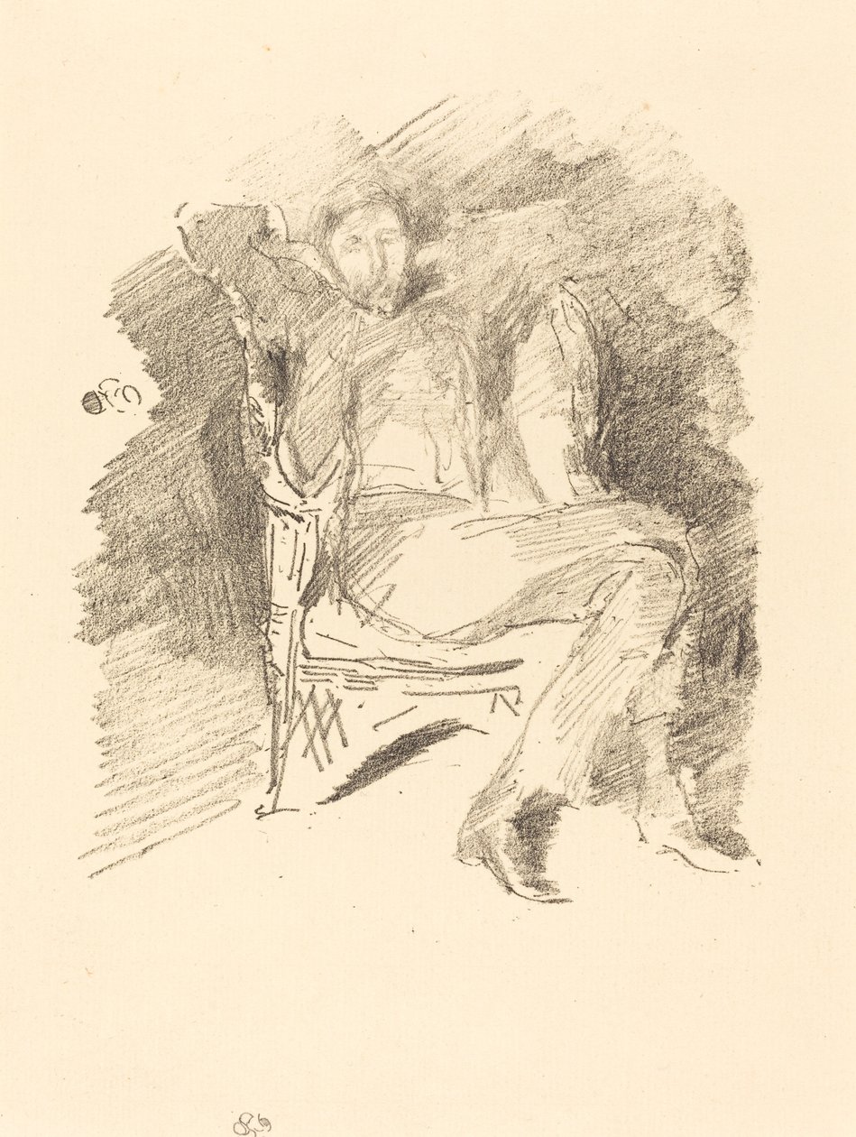 Vuurlicht: Joseph Pennell, Nr. 1 door James Abbott McNeill Whistler