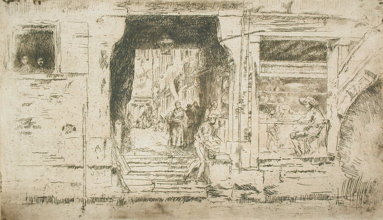 Viswinkel, Venetië door James McNeill Whistler