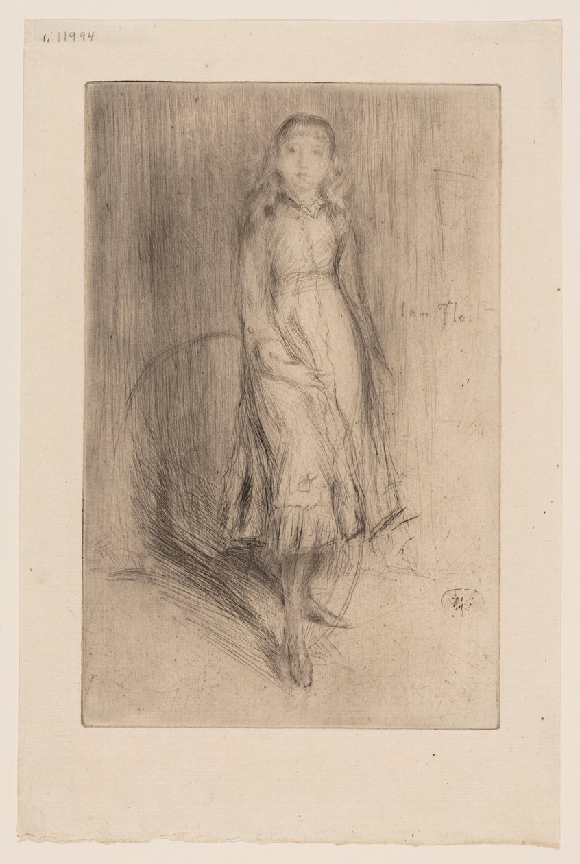 Florence Leyland door James McNeill Whistler