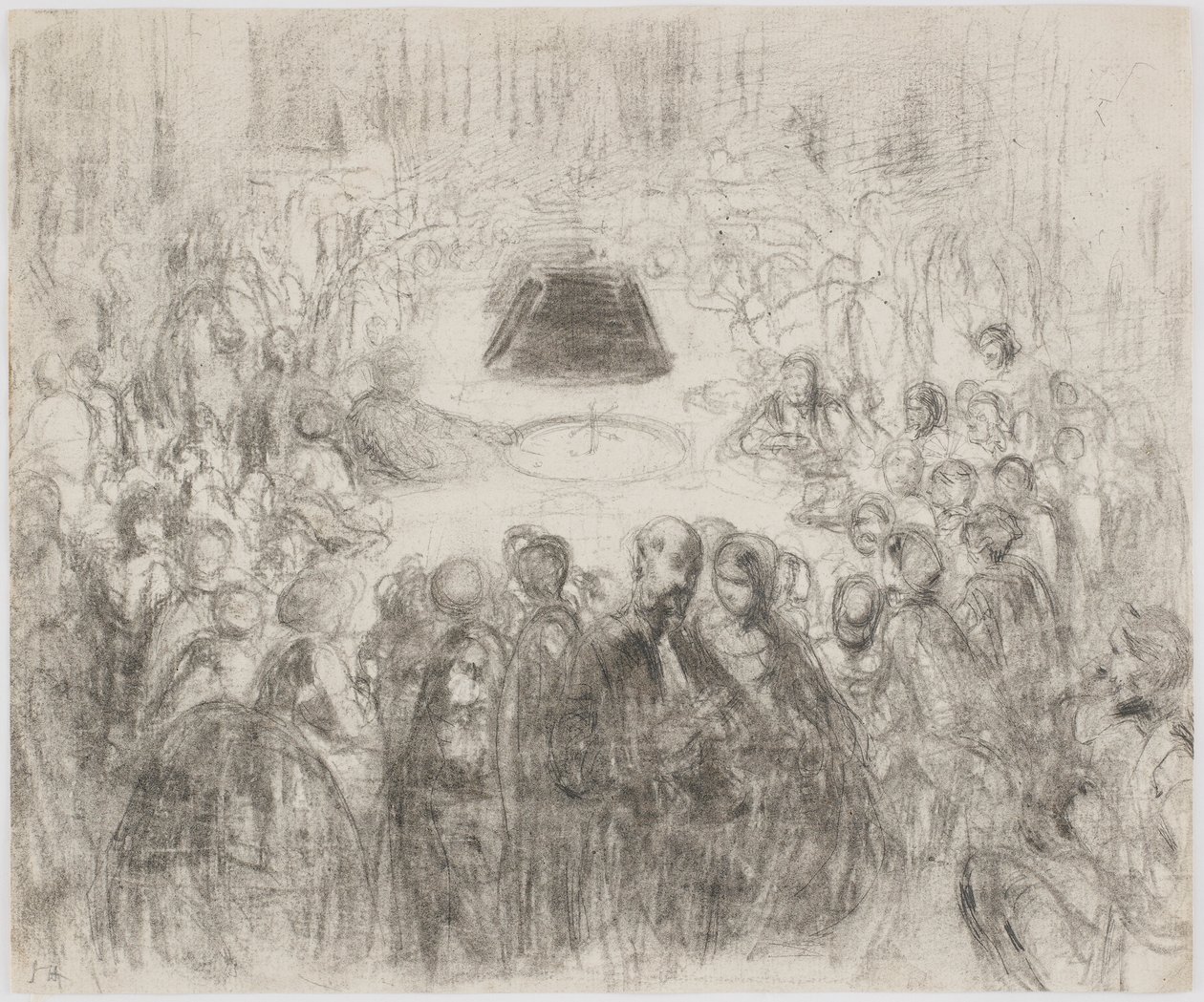 Goksalon in Baden-Baden door James Abbott McNeill Whistler