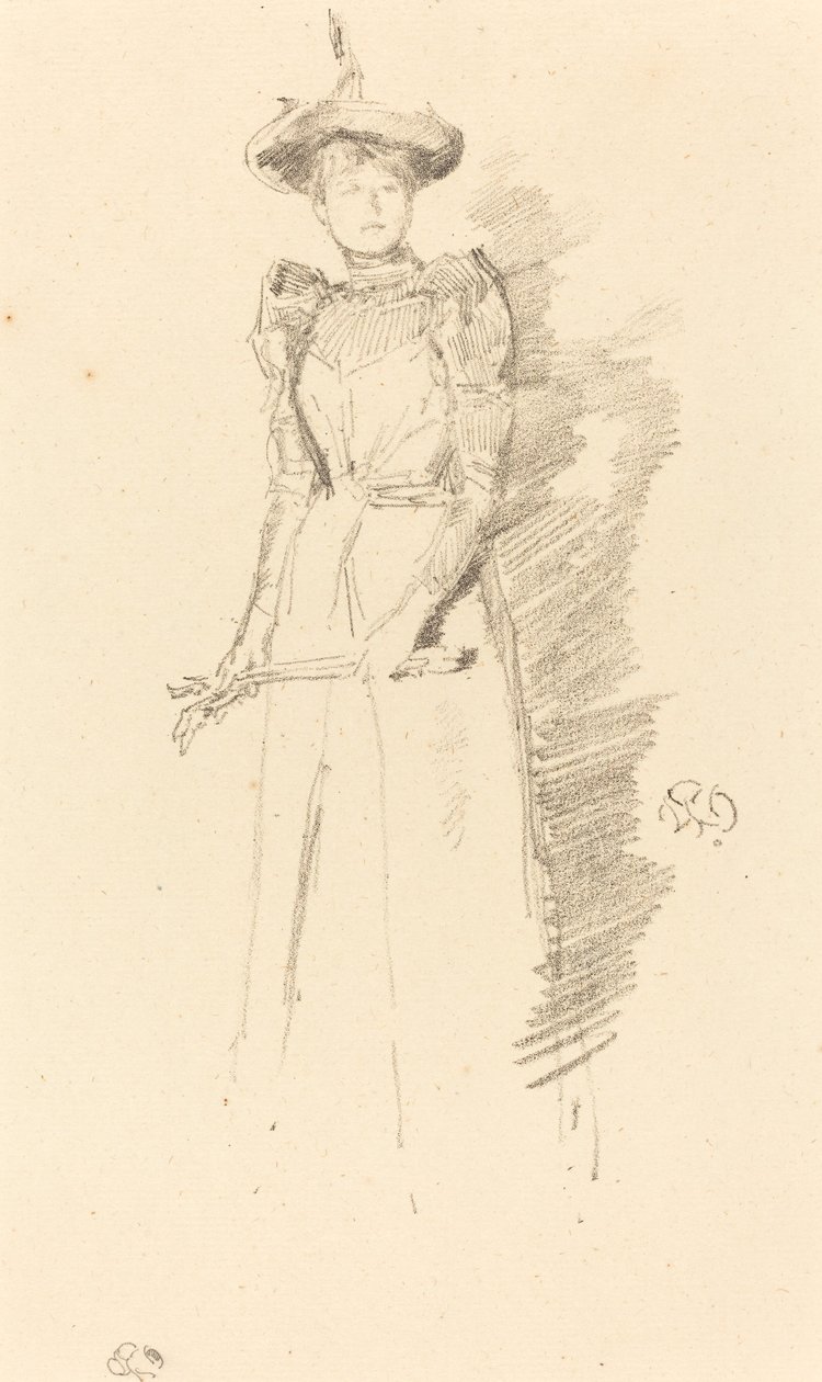 Zweedse Handschoenen door James Abbott McNeill Whistler