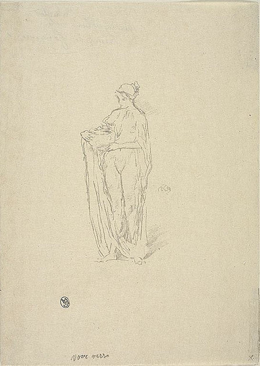 Meisje met kom door James Abbott McNeill Whistler