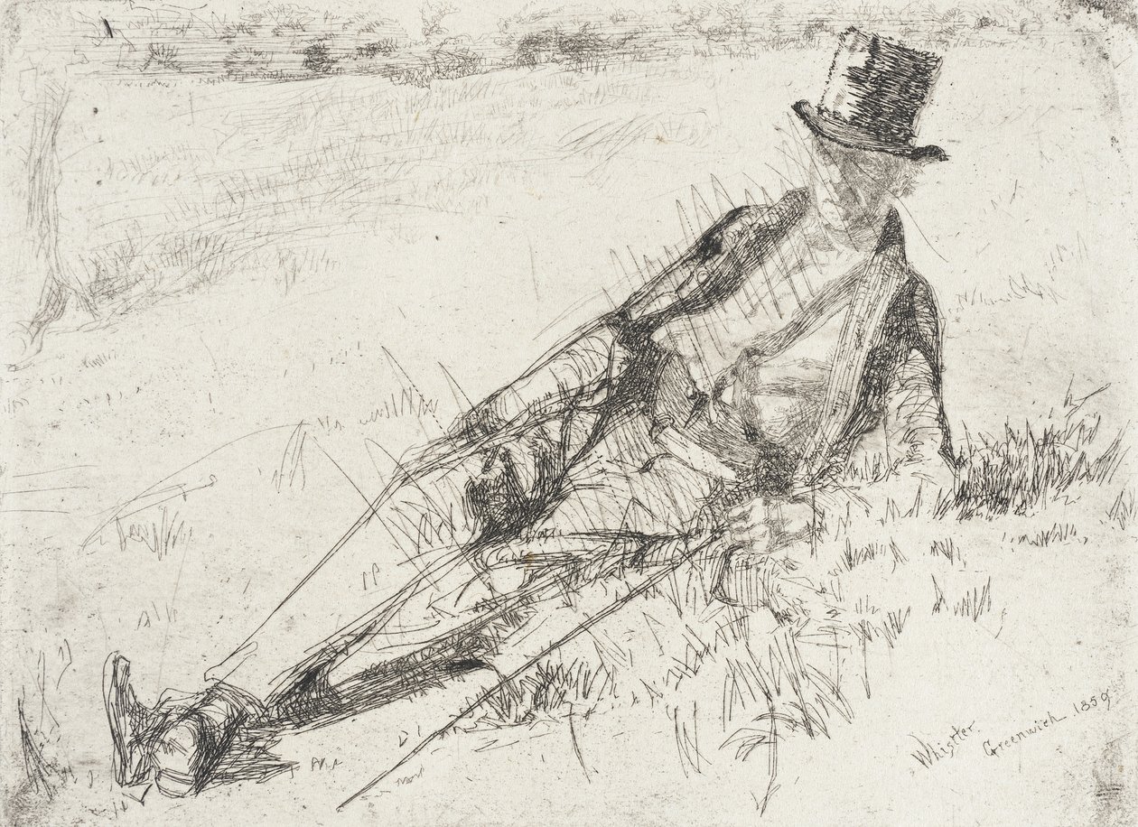 Greenwich-pensionaris door James McNeill Whistler
