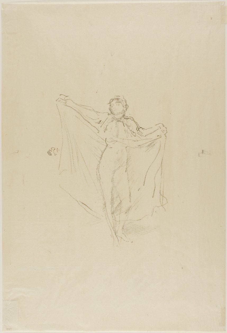 De Danseres: Een Studie van het Naakt door James Abbott McNeill Whistler