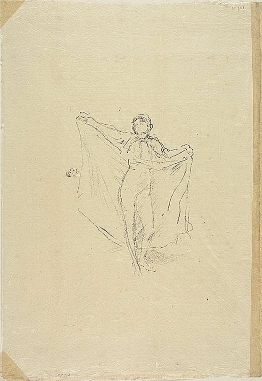 De danseres: Een studie van het naakt door James Abbott McNeill Whistler