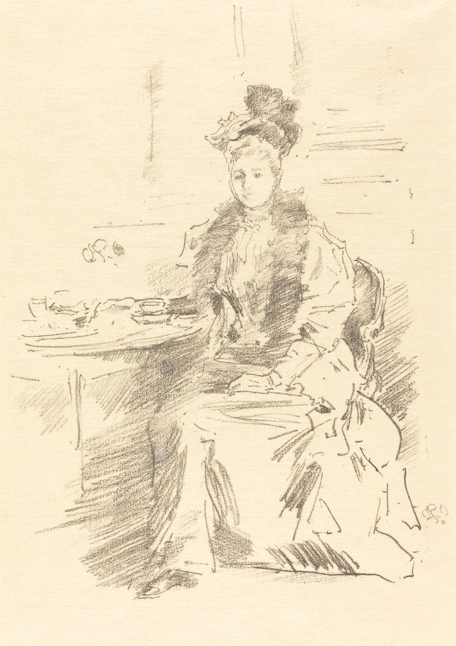 De Mooie New Yorkse door James Abbott McNeill Whistler