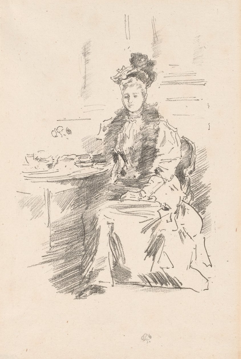 La Jolie New Yorkaise door James Abbott McNeill Whistler