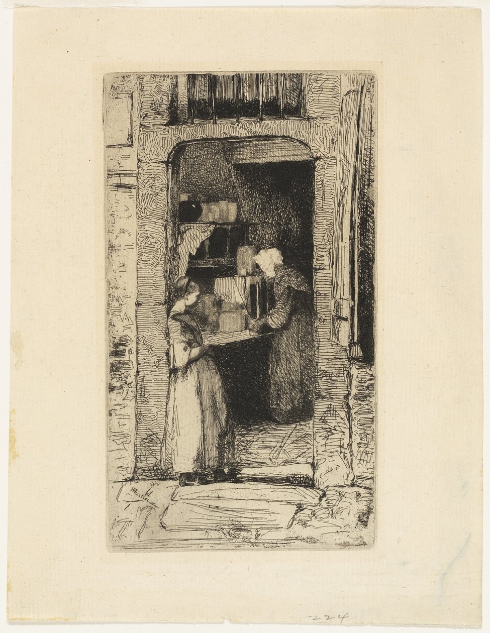 De Mosterdverkoper door James Abbott McNeill Whistler