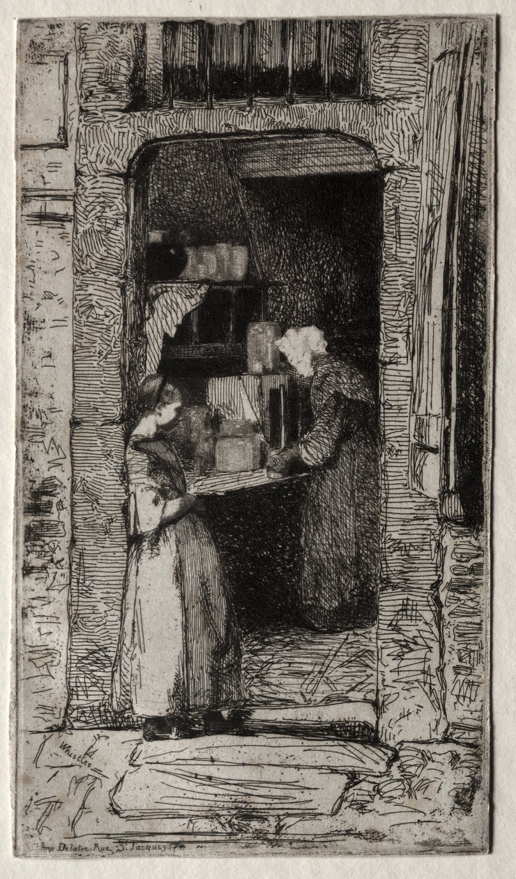 De mosterdverkoopster door James McNeill Whistler