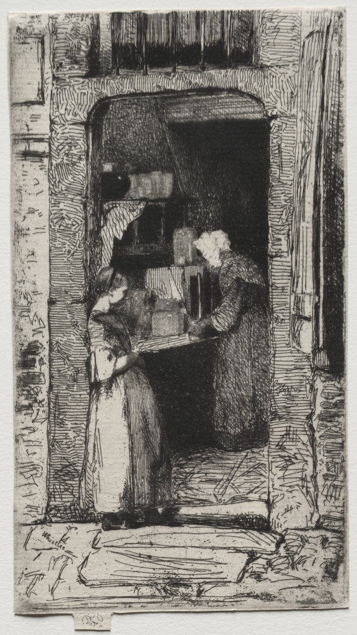 De mosterdverkoopster door James McNeill Whistler